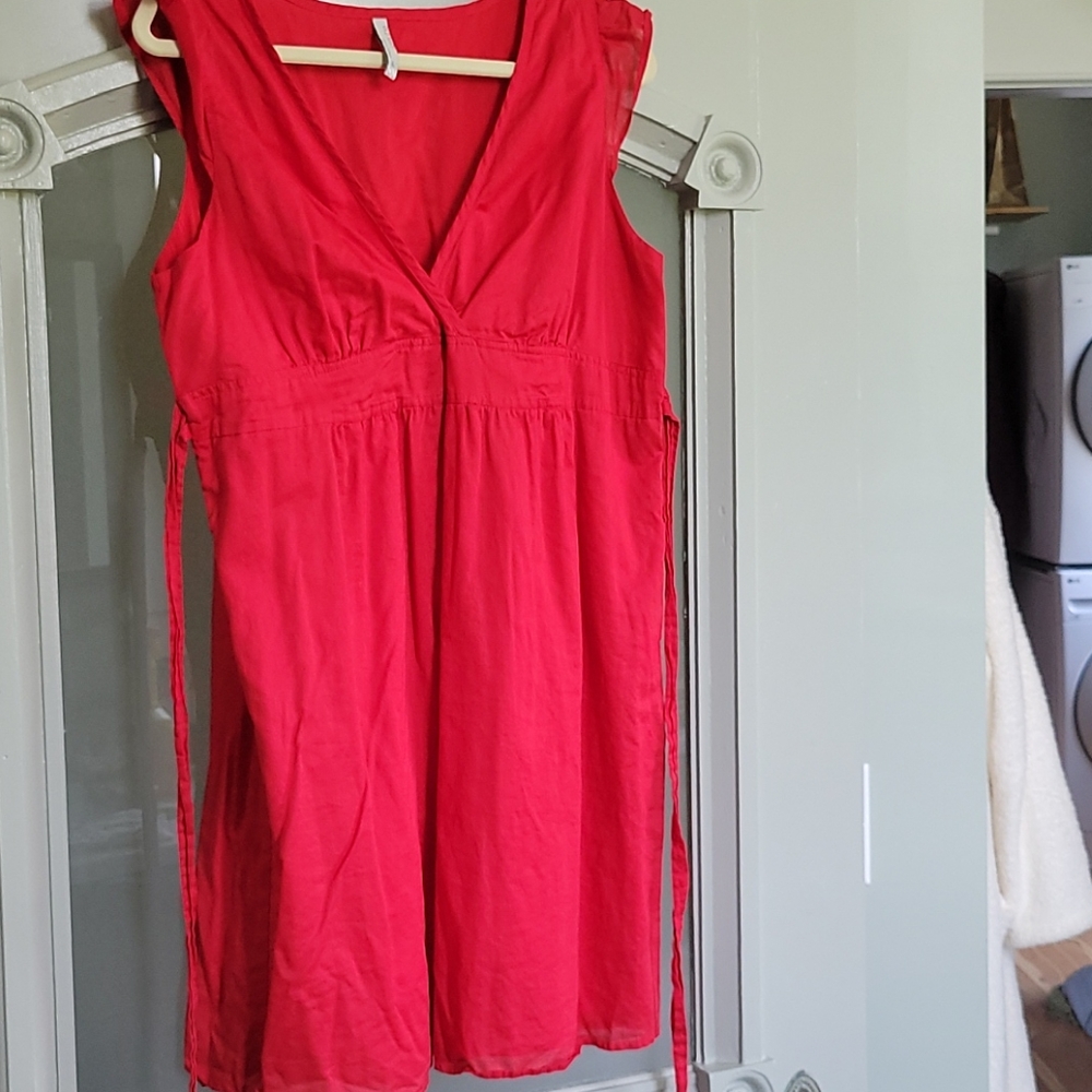 Red, Old Navy dress